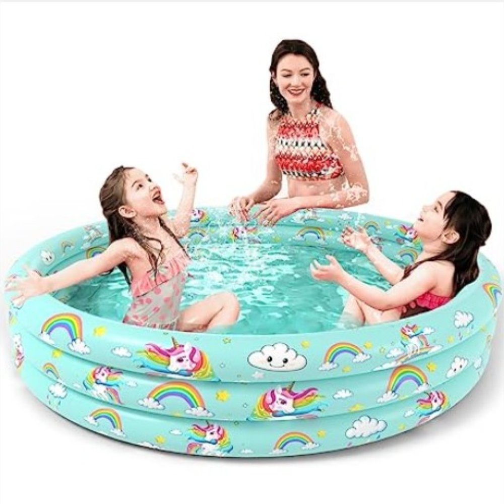 59" - Inflatable Kiddie Pool - Swimming Pool - Ball Pit - Wading Pool